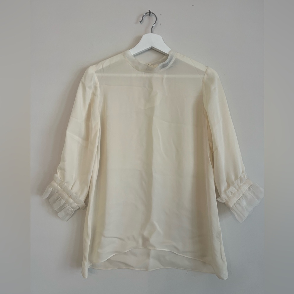 WAYF BLOSE WHITE SILK SIZE 6